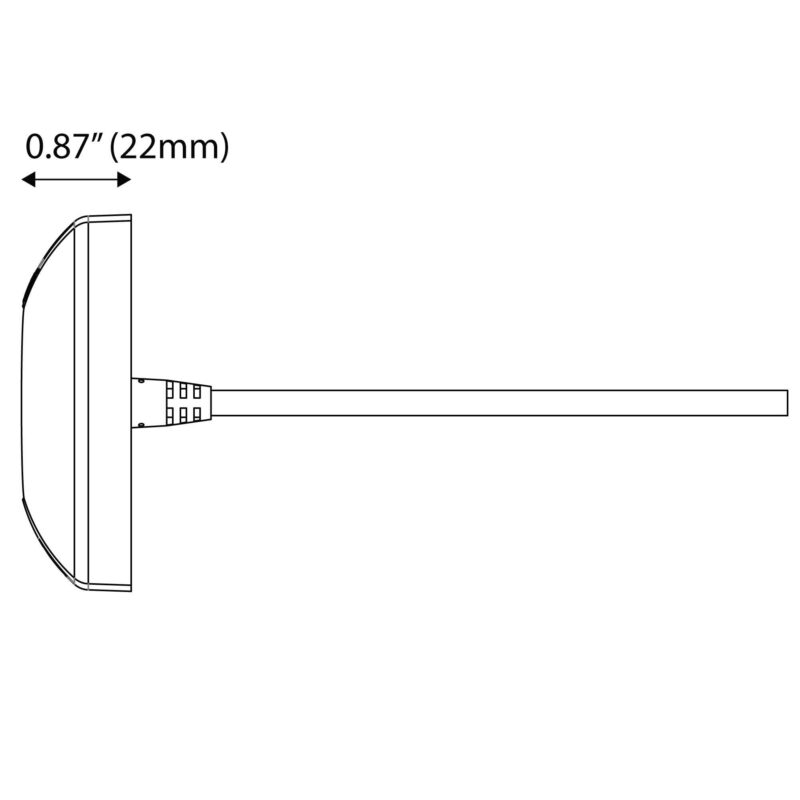 Ocean LED Underwater Light - X4 Series Dimensions 2